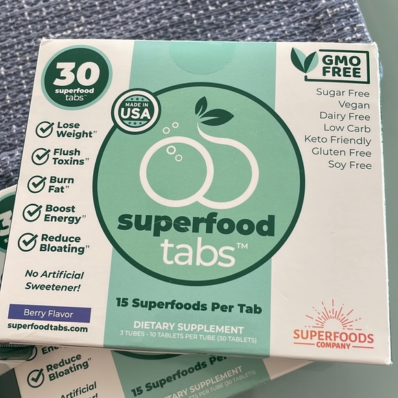Superfoods Company Other Superfood Tabs Unopened Berry Flavor